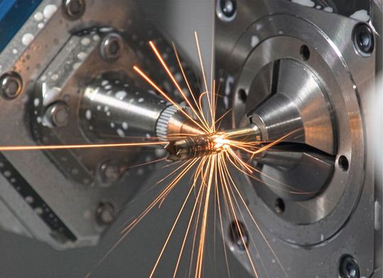 Citizen Machinery Europe from Esslingen explains here why with the right lathes, which can be customized, one can be well prepared for the future. An example is the combination of machining and laser cutting, as seen here.(Image: Citizen)