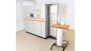 Die M3 linear ist auch für grössere Bauteile ausgelegt. (Archiv: Vogel Business Media)