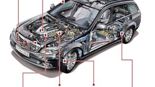 Vielfältige Dichtungsaufgaben: Im Automobil müssen jede Menge ruhende und bewegte Teile gegeneinander abgedichtet werden.  Bilder: IMA Uni Stuttgart (Archiv: Vogel Business Media)