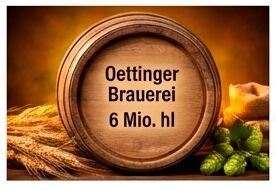 Platz 5 – Oettinger Brauerei – 6,0 Millionen Hektoliter (Bild: Gemini 3 Pro Image / KI-generiert)