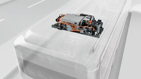 Mit einer Höhe von 40 cm lässt sich das Brennstoffzellensystem FCPM C100 einfach auf dem Dach von Stadtbussen montieren. (Bild: Bosch)