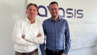Klaus Löckel (l.), CEO DACH, Siemens Digital Industries Software zusammen mit Ralf Thür, CEO der Avasis Gruppe (Bild: Avasis)