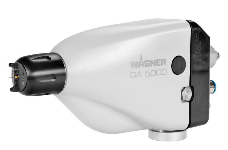 Das elektrostatische Lackieren wird dank seiner Energieeffizienz immer beliebter – für dieses Verfahren hat J. Wagner die Pistole GA 5000 vorgestellt. (J. Wagner)