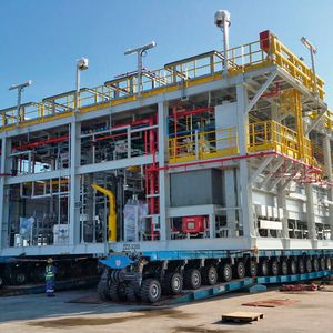 Das Modul wird speziell auf Offshore-Förderschiffen, sogenannten FPSOs eingesetzt.