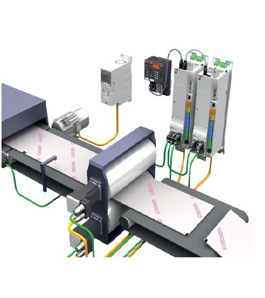 Les variateurs MotiFlex sont également utilisables comme solutions intelligentes de Motion Control pour l’automatisation des procédés ou les systèmes distribués sans matériel supplémentaire. (Image: ABB)
