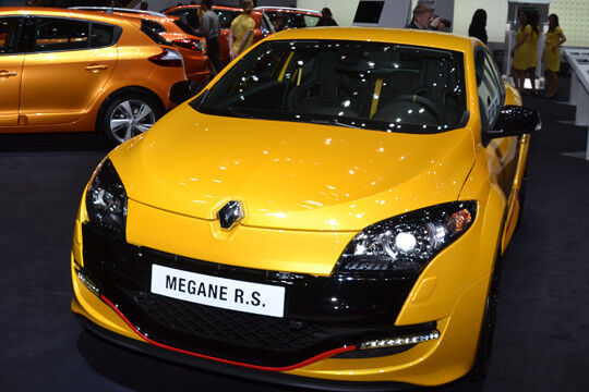 Auf dem Genfer Autosalon zeigte Renault unter anderem die geliftete Sportversion des Megane. (Foto: Michel)