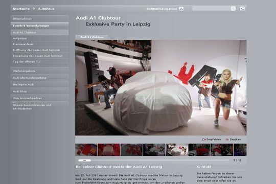 Bildergalerien von eigenen Aktionen laden zum Verweilen ein. (Archiv: Vogel Business Media)