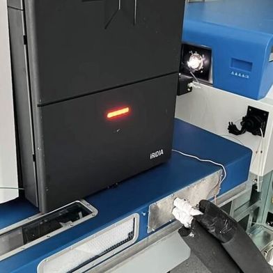 Cryo-LA-ICP-TOFMS Setup am Alfred-Wegener-Institut (Bild: Alfred-Wegener-Institut / Pascal Bohleber)