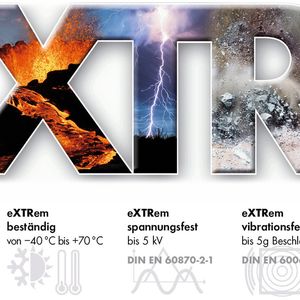 Zentrales Merkmal des I/O-Systems ist die außergewöhnliche Kombination aus hoher Witterungsbeständigkeit, Störsicherheit sowie Spannungs- und Vibrationsfestigkeit.