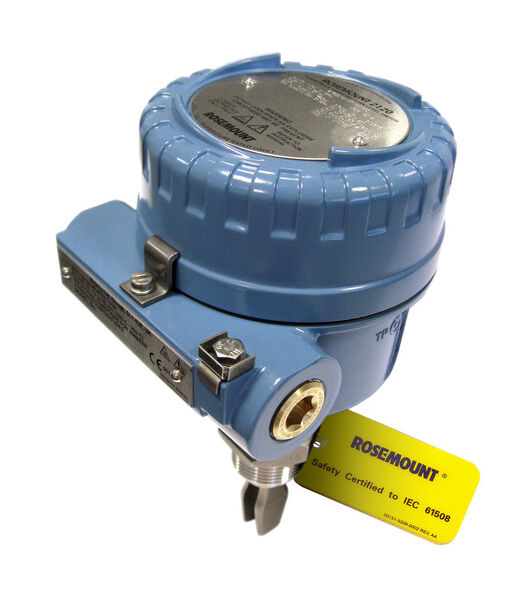 Emerson’s Rosemount 2120 vibrating fork point liquid level switch is now certified for SIL 2 functional safety with SIL 3 capability (Picture: Emerson)
