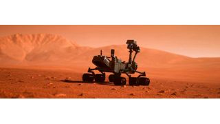 In der Zukunftsvision der Plattform Lernende Systeme werden selbstlernende Roboter in lebensfeindlichen Umgebungen wie dem Weltall mit dem Menschen zusammenarbeiten. (Bild: Plattform Lernende Systeme)