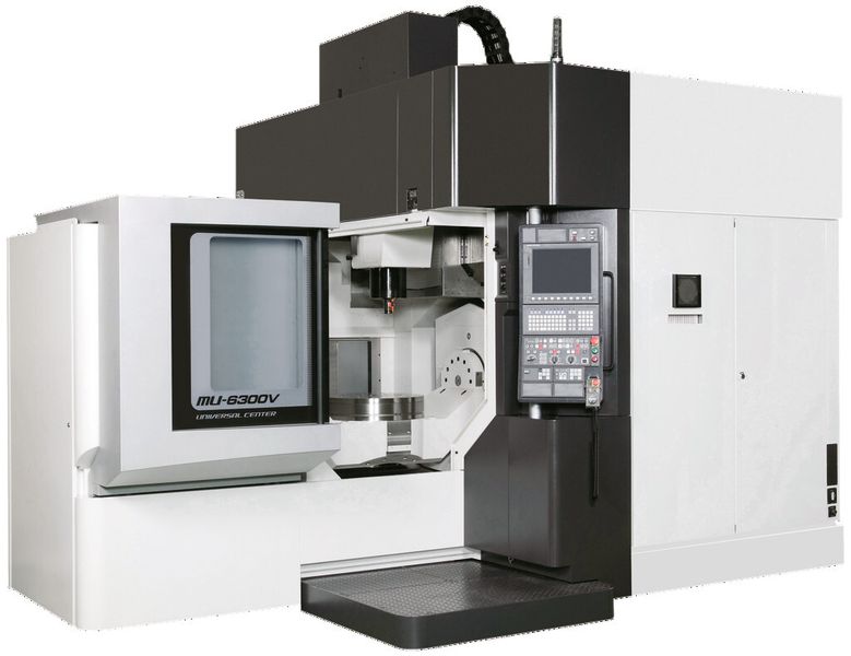 Das neuartige Fünf-Achs-Vertikalkonzept des Okuma-Bearbeitungszentrums MU-6300V erleichtert die Automatisierung der Maschine.  (Hommel)