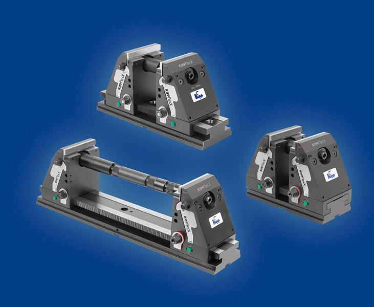 Der 5-Achs-Spanner Kipp flexX ist in verschiedenen Spannweiten erhältlich. (Bild: Heinrich Kipp Werk)