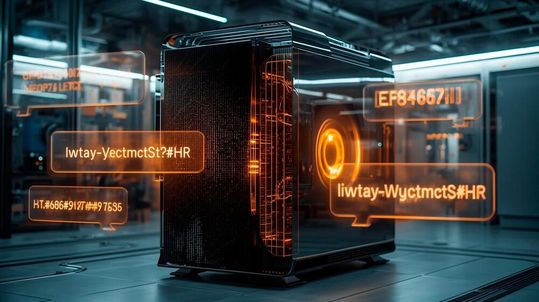 Ein langes Passwort entschlüsseln? Mit dem richtigen Algorithmus für den Quantencomputer wahrscheinlich kein Problem.(Bild:  KI-generiert)