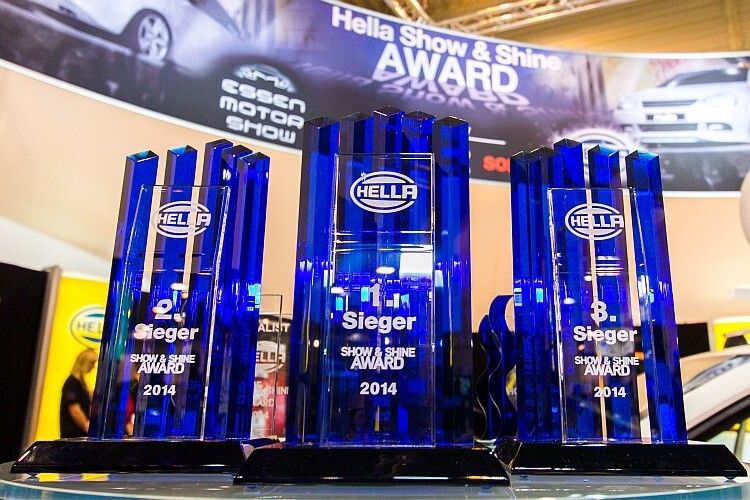 Die begehrten Trophähen werden auch 2015 wieder in Essen verliehen. (Foto: E-Mags-Media)