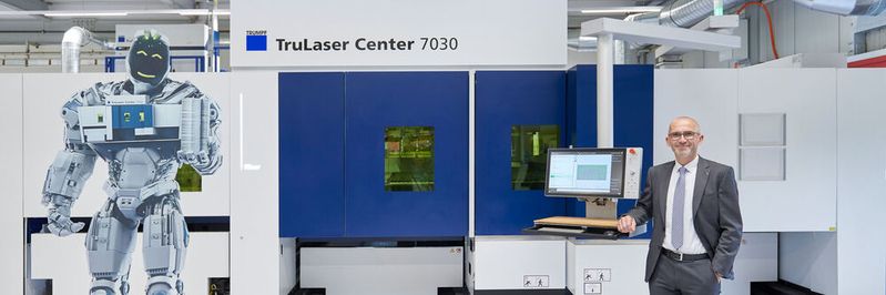 Dem Mangel an Fachkräften begegnen: Die vollständig automatisierte Laserschneidanlage TruLaser Center 7030. Dem Mangel an Fachkräften begegnen: Die vollständig automatisierte Laserschneidanlage TruLaser Center 7030.