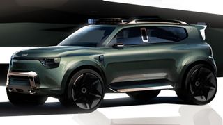 Erste Skizzen sollen die Serienversion des neuen Smart #5 andeuten. (Bild: Smart)