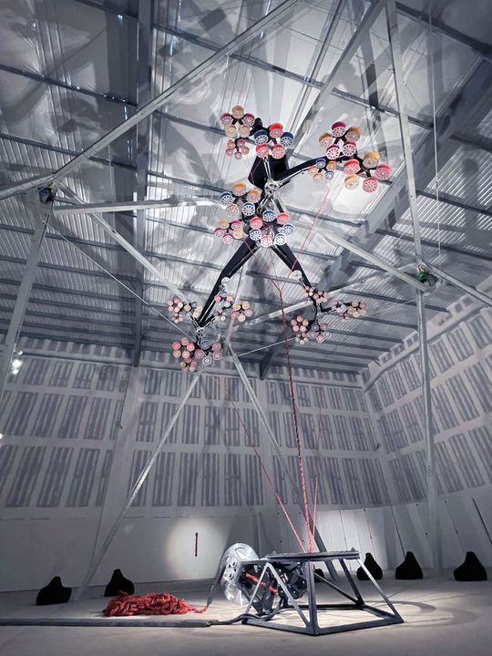 The movable spatial object Umbilical pauses only once a year.(Image: R.A. Rodriguez UK (Ltd.))