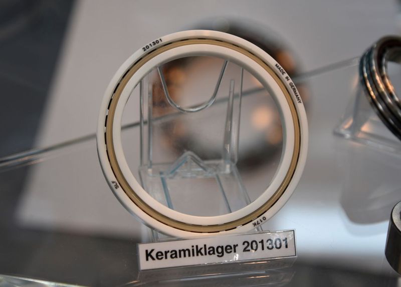 SLF also manufactures ceramic bearings in a customer-specific design. (Stefanie Michel)