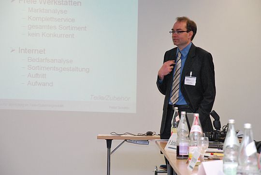 Peter Schäfer berichtete, dass klare Prozesse im Teilewesen Umsätze und Erträge bringen. (Archiv: Vogel Business Media)