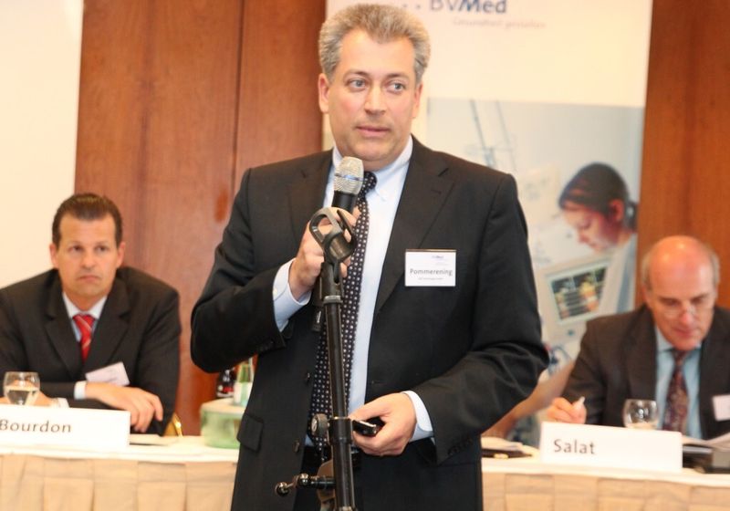 Ulf Pommerening, Managing Director von EBS Technologies: „2007 gegründet, konnten bislang bereits 200 Patienten mit unserer neuen Therapie behandelt werden. Mit der CE-Zertifizierung im Mai 2012 beginnt die Kommerzialisierungsphase.“ (Bild: BVMed)