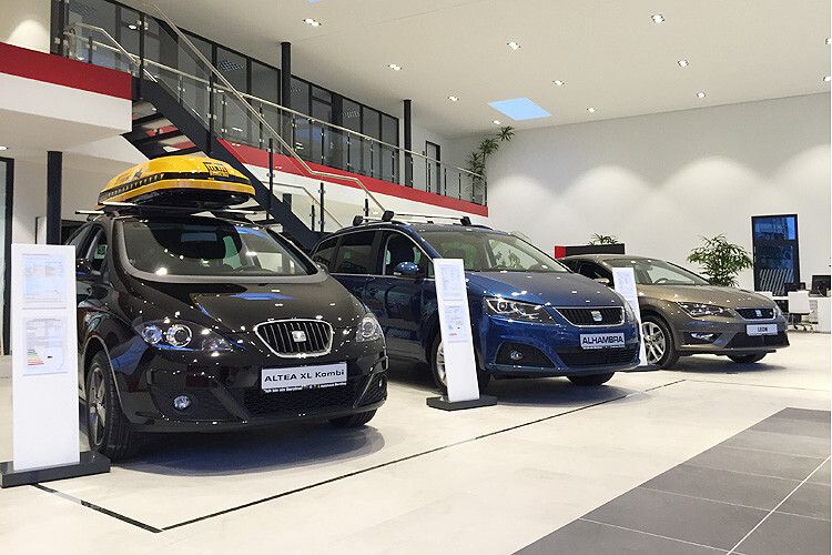Aber auch alle anderen Seat-Modelle finden Platz. Einer Ausweitung des Modellangebots, etwa um ein SUV, steht bei Berolina in Tempelhof nichts im Wege. (Foto: Autohaus Berolina)