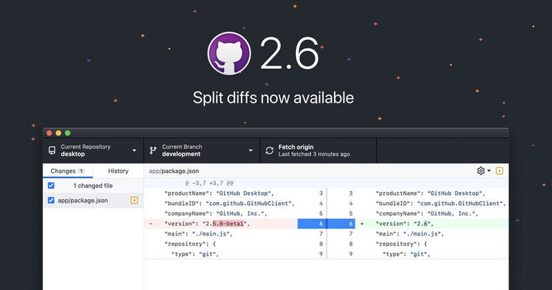Das neue „Split Diffs“-Feature ermöglicht es, Code-Änderungen optional in einer Seite-an-Seite-Ansicht nachzuvollziehen. (GitHub)