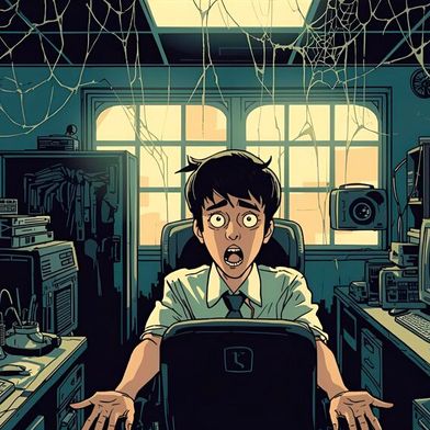 Viele deutsche Firmen sitzen in der sogenannten „Legacy-Falle“ verpassen durch veraltete Technologieinfrastruktur den Anschluss. (Bild: Canva / KI-generiert)