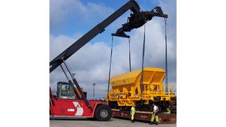 „Unser Auftraggeber zeigte sich mit unserer ungewöhnlichen Transportlösung sehr zufrieden“, sagte Sven Misselwitz, Operations Manager von Group7 Hamburg. Bild: Group7 (Archiv: Vogel Business Media)