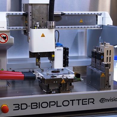 3-Druck geht auch nachhaltig - wenn eine recyclebare Tinte verwendet wird. (Bild: Hereon/Steffen Niemann)