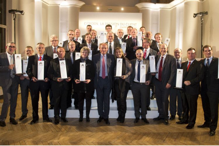 Gewinner des „Quality Award 2012“ von Citroën. (Foto: Citroën)