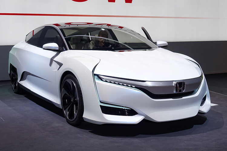 Alternative Antriebe sind auch bei Honda ein Thema. Das FCV-Concept geht den Weg der Brennstoffzelle. (Foto: Christian Otto)