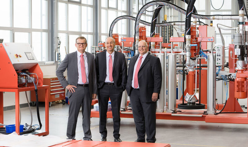 Die Geschäftsführung von Dopag (v.l.): Dr. Mike Wehmeier, Steffen Knaus und Daniel Geier. (Hilger und Kern)