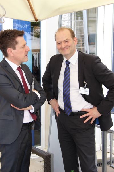 Dr. Thorsten Hackfort (Seeburger AG) war auch in diesem Jahr wieder mit dabei und sichtlich zufrieden… (Vogel IT-Medien GmbH)