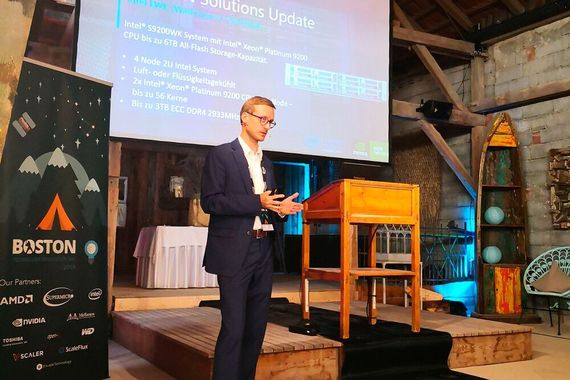 Georg Klauser (Boston) mit einem Boston Technology Update