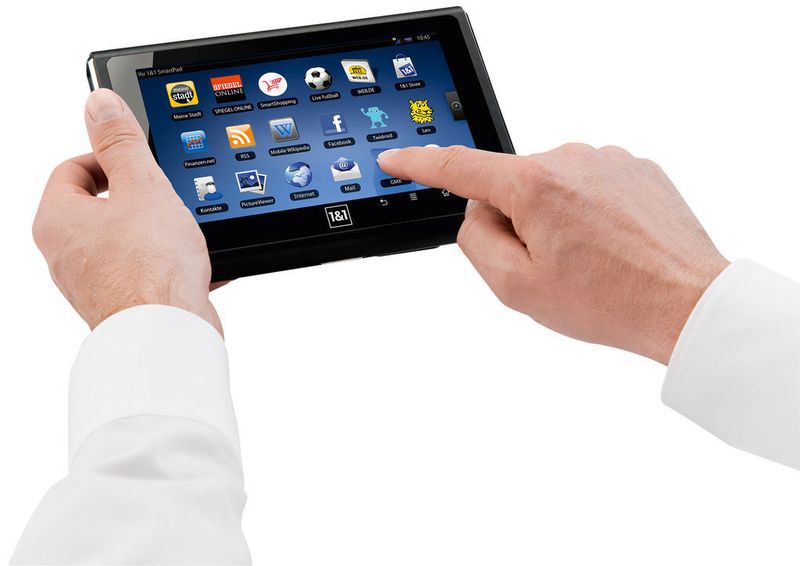 Der 18 cm große LCD-Touch-Screen des Smartpads bietet eine individuell gestaltbare Oberfläche und lässt sich per Fingerdruck bedienen. (Archiv: Vogel Business Media)