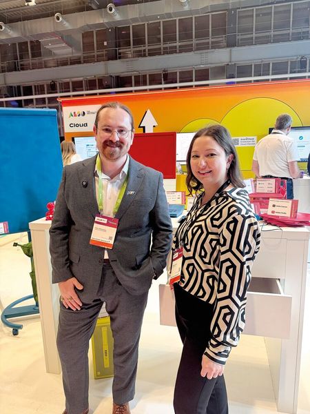 Software as a Service in der Cloud Area präsentiert von Patric Gleisenberg (ALSO) mit Mihri Dincel (IT-BUSINESS) (Bild: Vogel IT-Medien GmbH)