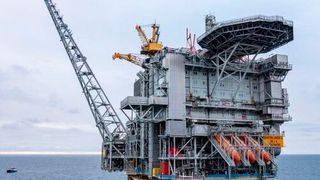 One person at the Martin Linge field in the North Sea has tested positive for corona virus. (Jan Arne Wold/Woldcam - Equinor)