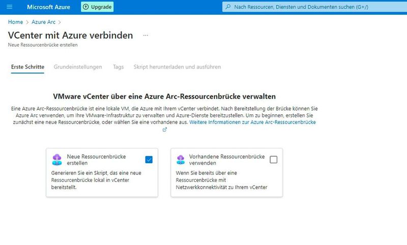 VMware vSphere und vCenter über Azure Arc an Microsoft Azure anbinden. (Bild: Joos - Microsoft)