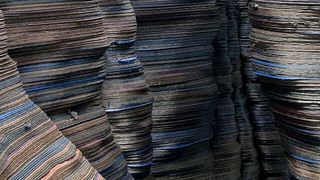 Die dreidimensionalen Plastiken stellen isländische Felsformationen dar. Sie werden vom 11.03. bis 29.04.2022 in der Einblickshalle des Sprengel Museums in Hannover live gebaut. (Bild: FIT Additive Manufacturing Group)