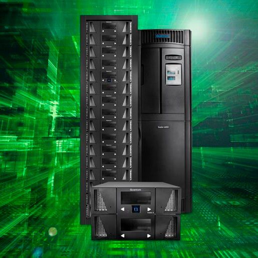 Ab Dezember 2020 kann die Scalar-Familie mit LTO-9 bestückt werden.(Bild:  Quantum)