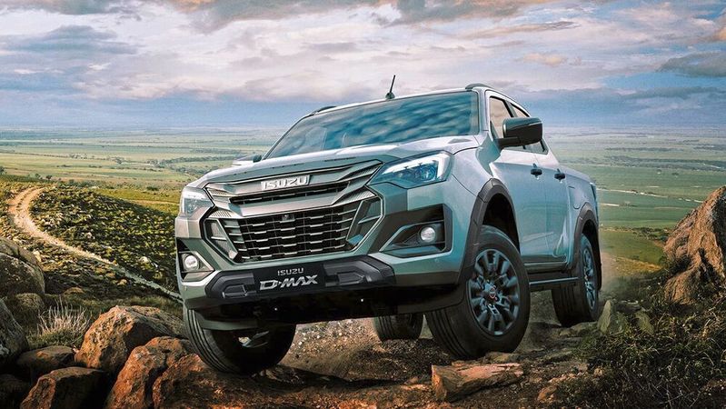 Isuzu liefert sein einziges Modell, den Pick-up D-Max, nun mit einem Hubraum-vergrößerten Dieselmotor aus.(Bild:  Isuzu)