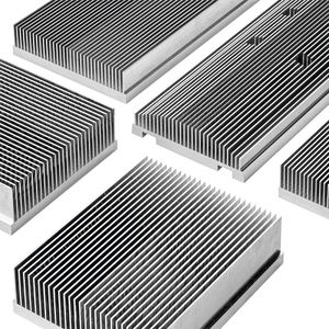 Bild 2: Lamellenkühlkörper der Serie KGR bestehen aus einem Stück und haben keine zusätzlichen Wärmeübergangswiderstände von der Halbleitermontagefläche in die Rippenstruktur.(Bild:  © Fischer Elektronik)