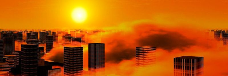 Weltweit lebt mehr als die Hälfte der Menschheit in Städten, in Deutschland mehr als drei Viertel der Bevölkerung. Für ihre Gesundheit spielt die Luftqualität eine wesentliche Rolle. (Bild:   / CC0)