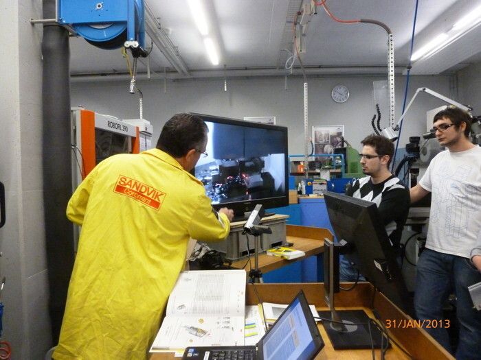 Séminaire Sandvik du 31 janvier 2013 au Technopôle de Ste-Croix. (Image: CPNV, Y. Neuenschwander)