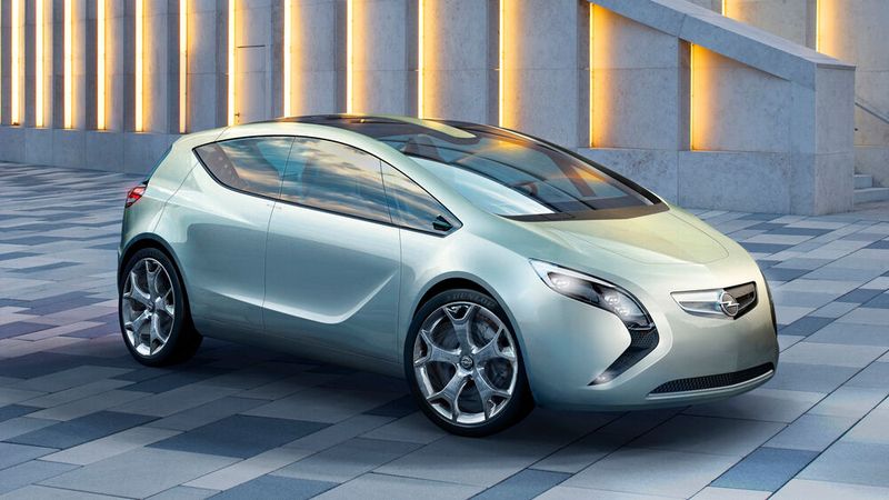 Auf der IAA 2007 debütierte das elektrifizierte „Opel Flextreme Concept“ mit sogenanntem Voltec-Antriebssystem. (Bild: Opel / Stellantis)