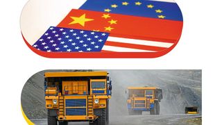 Gewinnung metallischer Rohstoffe: Eine aktuelle Studie zur Lage auf den Weltmärkten zeigt, dass sich die Gewichte deutlich in Richtung China verschieben – EU und USA fallen zurück. (Bild: BGR)