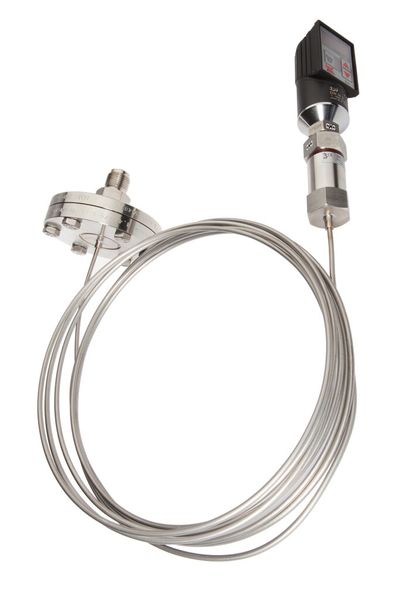 Bild 3: Der DW98C986 besteht aus einem Flanschdruckmittler und einem Drucksensor. Das Gesamtsystem ist für Temperaturen bis  200 °C ausgelegt. (Bild: IPF Electronic)