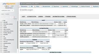 Datenbankverwaltung über PHP mit direktem Zugriff auf Strukturen, Benutzer und SQL (Bild: Thomas Joos)