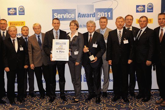 4. Platz Kategorie Pkw: Autohaus Wilhelm Neustadt, Elsterwerda. (Archiv: Vogel Business Media)